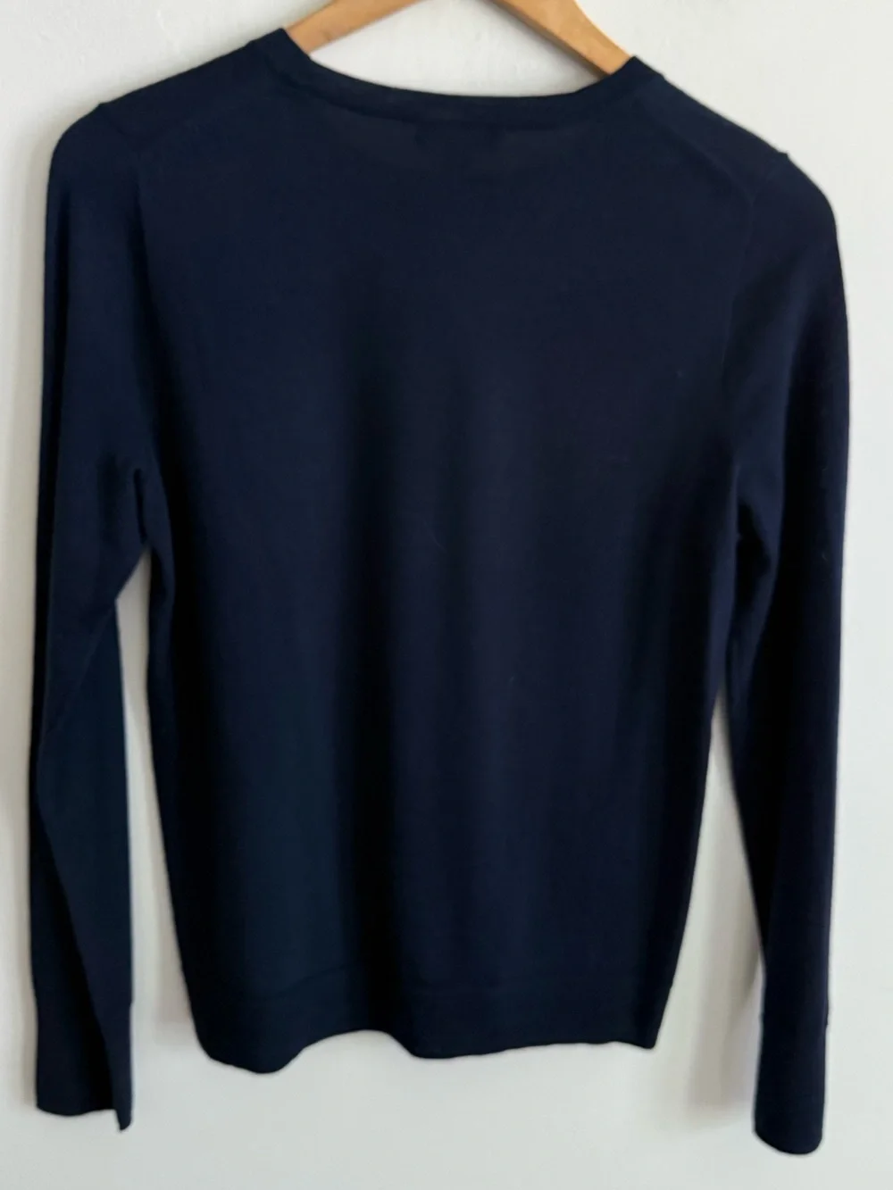 J.Crew Navy Blue Long Sleeve Crewneck Sweater Size Small